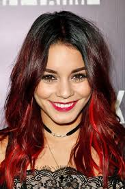 7 Celebs Who Prove That Black Hair Deserves A Layer Of Highlights Vanessa Hudgens Hair Red Hair Color Red Hair