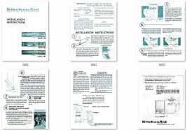 series dishwasher installation instructions