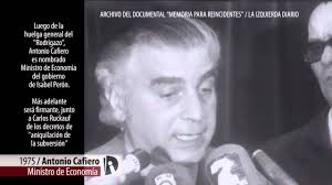 Juan pablo cafiero mario cafiero josé antonio cafiero ana cafiero cecilia cafiero germán cafiero (et quatre autres). Antonio Cafiero Asume El Ministerio De Economia En 1975 Carlos Ruckauf Ministro De Trabajo Youtube