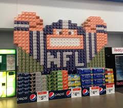 Soda Display Only At Walmart Only At Walmart Drink Display Merchandising Displays