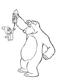99 Disegni Di Masha E Orso Da Colorare Pianetabambini It Disegni Orso Disegni Da Colorare