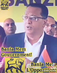 Banla Mem Gouvernment! Banla Mem L'Opposition! https://youtu.be/zXOAC1NGCas 