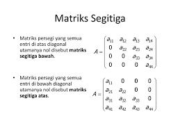 Matriks merupakan salah satu materi matematika yang dipelajari saat tingkat sma/sederajat. Determinan Ppt Download