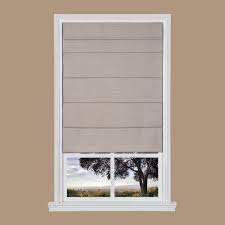 Us Shade And Shutter Light Brown Texture Cordless Fabric Roman Shade 31 In W X 64 In L Roman Shades Cordless Roman Shades Fabric Roman Shades