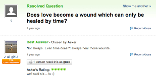 The Very Best Love Advice On Yahoo Answers