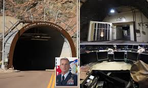 It is definitely not empty—in fact it's at 'full capacity' but is classified. Coronavirus Drives Army Command Teams Into Infamous Cheyenne Mountain Bunker Daily Mail Online