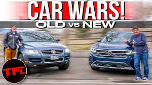 Похожие запросы для vw atlas vs touareg. Video Is The New Volkswagen Atlas A Worthy Successor To Our Old Touareg Car Wars The Fast Lane Car