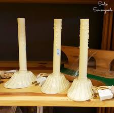 Creepy Candles For Halloween From Christmas Window Candles
