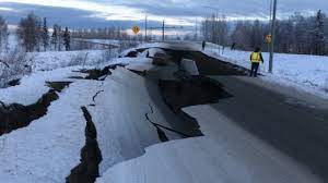 Earthquakes in alaska shouldn't surprise us, they function the same way the earth moves in california, japan and all around the latest update. Magnitude 7 0 Earthquake Shakes Alaska Damaging Roads Buildings Npr