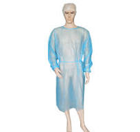 PPE Medical Use Fluid-Resistant and Latex-Free Disposable Exam Gowns  Universal Size Protective PP Gowns Back Open Coat Non-Sterile Protective  Cloak