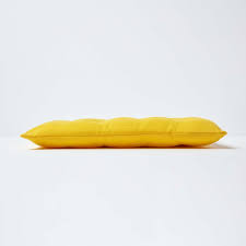 Pillow perfect 608808 outdoor/indoor addie egg yolk tufted seat cushions (round back), 19 x 19, yellow, 2 pack 4.6 out of 5 stars 259 $55.13 $ 55. Yellow Plain Seat Pad With Button Straps 100 Cotton 40 X 40 Cm