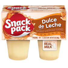 0 g trans fat per serving. Dulce De Leche Pudding Snack Pack