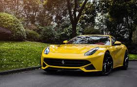 This car is about to replace 599 gtb fiorano soon after its launch. Wallpaper Ferrari Yellow Berlinetta F12 The Ferrari F12 Berlinetta Images For Desktop Section Ferrari Download