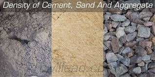 Check spelling or type a new query. Density Of Cement Sand And Aggregate Bulk Density Of Aggregate Civil Lead