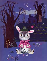 Little G Guinilde Funny Bunny By Rachel Learnard Retro Illustration Illustration Children S Book Illustration