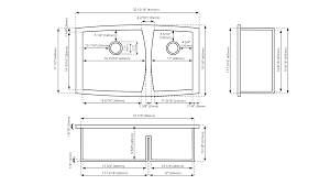 Typical kitchen sink size best mattress kitchen ideas. 33 Granite Composite Undermount Double Bowl Kitchen Sink Lavello Salve 200u Lavello Sinks