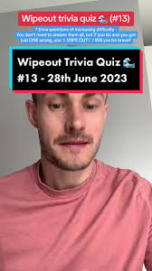 Wipeout Trivia Quiz 🌊 (#13)