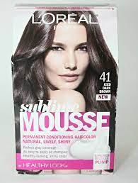 New L Oreal Healthy Look Sublime Mousse Hair Color Dye 40 Pure Dark Brown Loral Hair Color Hair Mousse Hair Dye Colors
