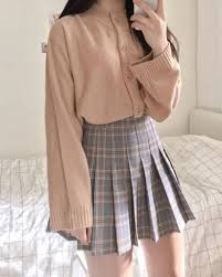 15 Aesthetic And Stylish Plaid Skirt Outfits You Must Wear Now Kawaii Fashion Outfits Stylish Plaid Plaid Skirt Outfit