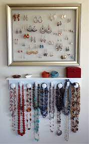 Do it yourself jewelry organizer. Diy Jewelry Organizer Jewelry Organizer Diy Jewelry Organization Jewellery Storage
