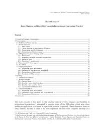 See full list on corporatefinanceinstitute.com Pdf Force Majeure And Hardship Clauses In International Contractual Practice