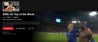 Come da titolo in questo video ci sono tutti i goal dell'italia allo splendido mondiale del 2006 commentati dal duo fabio caressa e beppe bergomi. Il Mondiale Dell Italia 2006 Inizia Oggi Ma Solo Su Netflix Dday It