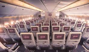 See inside the cabin and find out boarding + 27 mins: Qatar Airways Boeing 777 Qatar Airways
