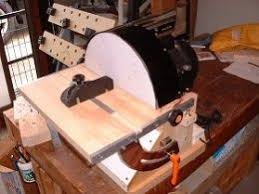 I bought a mixer in the junkyard for one. Disc Sander Homemade Disc Sander Featuring A Tilting Table Constructed From Plywood Lumber Acrylic Pvc And Sanders Woodworking Projects Diy Woodworking