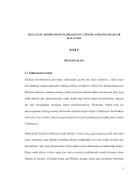 Doc Halatuju Mahkamah Syariah Dan Undang 2 Mustafa Kadir Academia Edu
