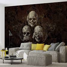 Diesmal, wie gesagt, schwieg man im westen. Fototapete Tapete Nicht Horen Sehen Totenkopf Alchemy Bei Europosters Kostenloser Versand