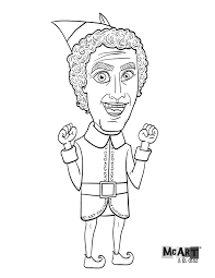 Blogger Christmas Coloring Pages Coloring Pages Buddy The Elf