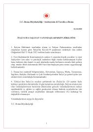 Buna karşılık güney italyada böyle birşey söz konusu değildir, fazlada gelişmez. T C Roma Buyukelciligi Ambasciata Di Turchia A Roma Italya Da Yasayan Vatandaslarimizin Dikkatine 1 Italyan Hukumeti Tarafindan Alinan Ve Italyan Parlamentosu Tarafindan Onaylanan Karara Gore Italya Da Kovid 19 Pandemisi Nedeniyle Ilan Edilen