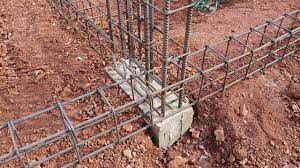 The basic components of a building structure are the footing, column, beam, slab, lintel, doors, windows, sill, dpc. Plinth Beam Rod Detail And Column For 4 Floor Building House Construction Plan House Foundation Building Foundation