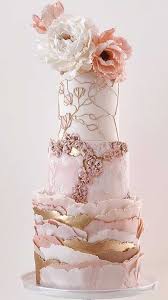The Most Beautiful Wedding Cakes Luxury Wedding Cake With Rose Gold Accents In 2020 Luxury Wedding Cake Beautiful Wedding Cakes Pink Wedding Cake