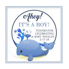 It is exciting to display multiple pictures of your kids on a page. Custom Whale It S A Boy Thank You Printable 2 5 Tags Personalized Wha Studio Cr8tive Idea
