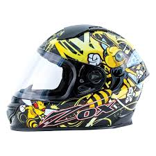 Zox 88 32753 Primo Stinger Junior Medium Yellow Full Face Helmet