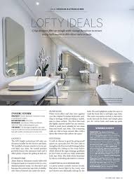 For most people, bathrooms are an afterthought. Homes Gardens Dream Bathrooms Lofty Ideals Wilkinson Beven