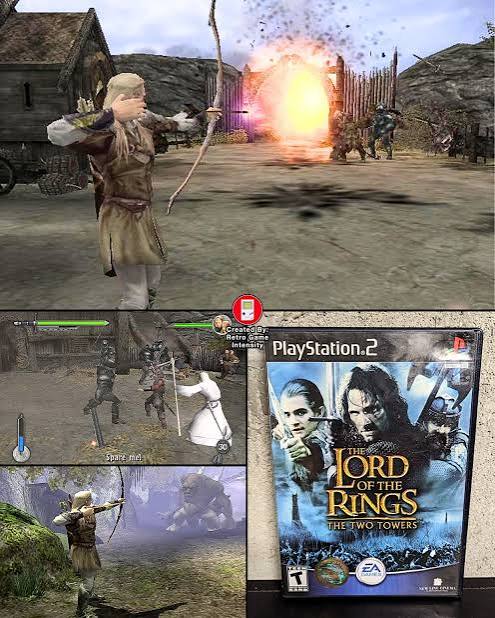 The Lord of the Rings: The Two Towers marched onto the PlayStation 2 in  2002, delivering cinematic, hack-and-slash action straight from  Middle-earth's most epic battles. ⚔️🌋🎮 Developed by Stormfront Studios  and published