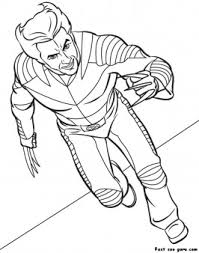 Coloring is a fun way to develop your creativity, your concentration and motor skills while forgetting daily stress. Printable Superhero X Man Wolverine Coloring Page Free Kids Coloring Pages Printable