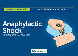 Anaphylactic Shock Nursing Care Management And Study Guide