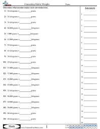 weight worksheets free commoncoresheets