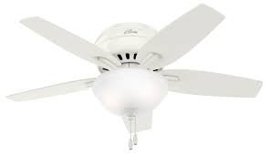 Amazon's choice for hunter flush mount ceiling fan. Hunter Newsome Low Profile Fan With Light 42 Inch Model 51080 Lighting Originals