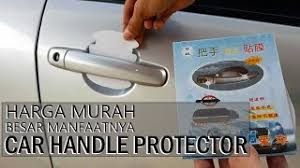 Cover handle saja gagang pintu grand all new avanza xenia veloz chrome: Pasang Sticker Anti Gores Ganggang Pintu Mobil Car Handle Protector Youtube