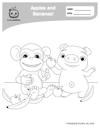 If they have been moved to the shop, there will be a link to the shop page. Cocomelon Coloring Page Wednesday Say Hello To Our Animal Friends Mochi And Pepe Have Fun Coloring Them While Watching Our Video Apples And Bananas 2 Https Www Youtube Com Watch V 4u1nr0mfxjc To
