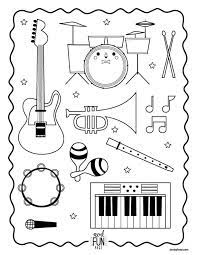 Take a deep breath and relax with these free mandala coloring pages just for the adults. Nod Printable Coloring Page Instruments For Musical Kiddos Music Coloring Music For Kids Music Lessons For Kids