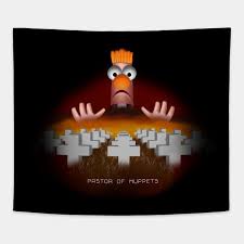 Larabie fonts is able to offer unique free fonts through the generous support of visitors to the site. Pastor Of Muppets Parody Design Tapisserie Teepublic De