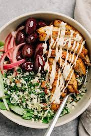 Chicken Shawarma Meal Prep Bowls Whole30 Grain Free Recipe In 2020 Chicken Shawarma Whole Food Recipes Chicken Shawarma Recipe