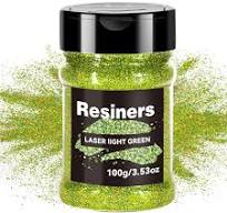 Resiners® Holographic Ultra Fine Glitter Powder - Light Green