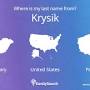 Profile Picture of Krysik Name Meaning and Krysik Family History at FamilySearch (@familysearch.org) on Google
