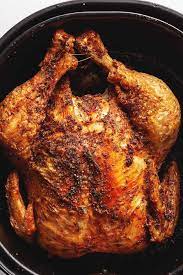 Place the chicken in the roasting pan in the preheated oven. Air Fryer Whole Chicken Low Carb With Jennifer